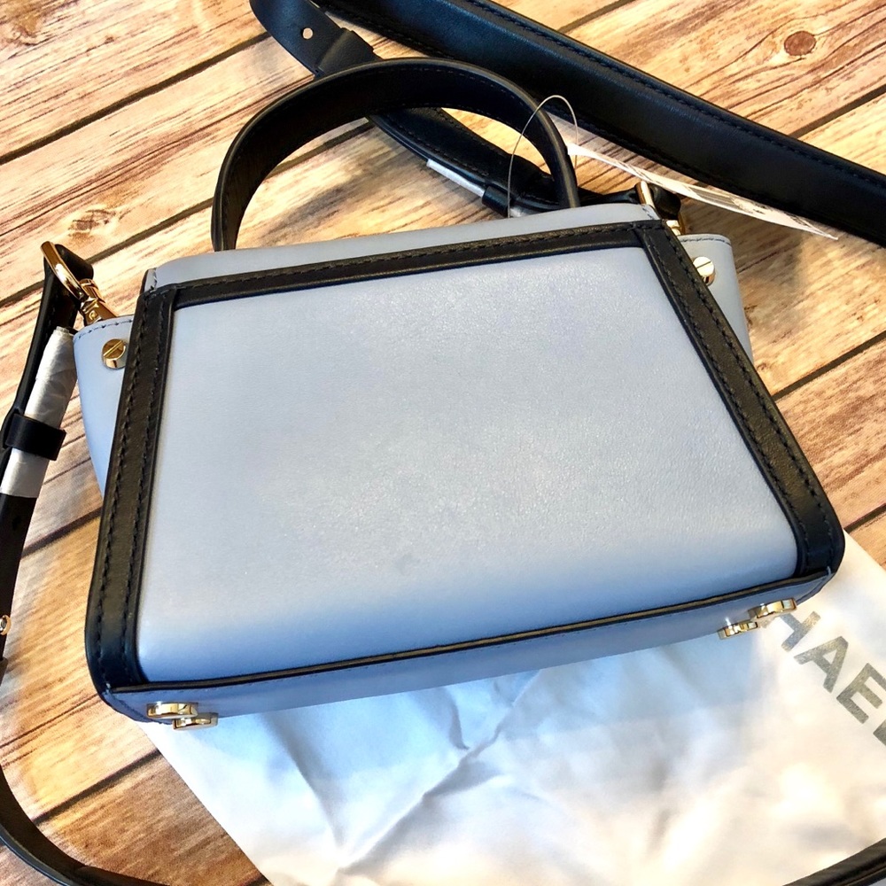 ✨SOLD✨MK Mini Whitney Leather Crossbody NWT - Blue - Picture 3 of 5